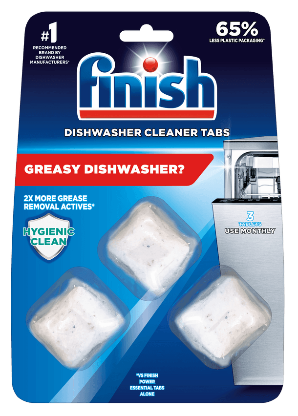 Finish® In-Wash Dishwasher Cleaning Tablets 3 ct